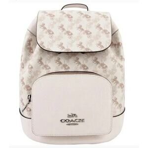 COACH Leather Jes Backpack Horse And Carriage Print, HARD TO FIND, Retails $478